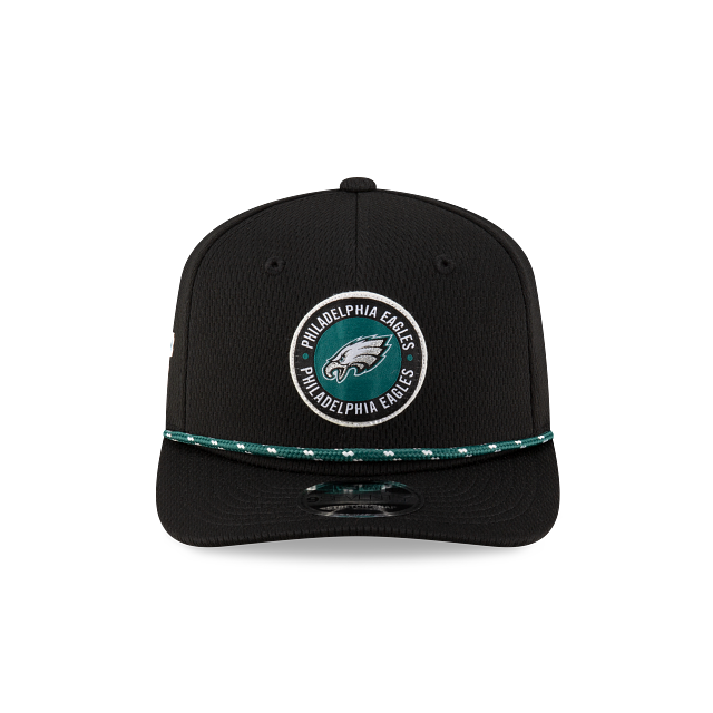 Philadelphia Eagles NFL New Era Men's Black 9Seventy 2024 Sideline Stretch Snapback