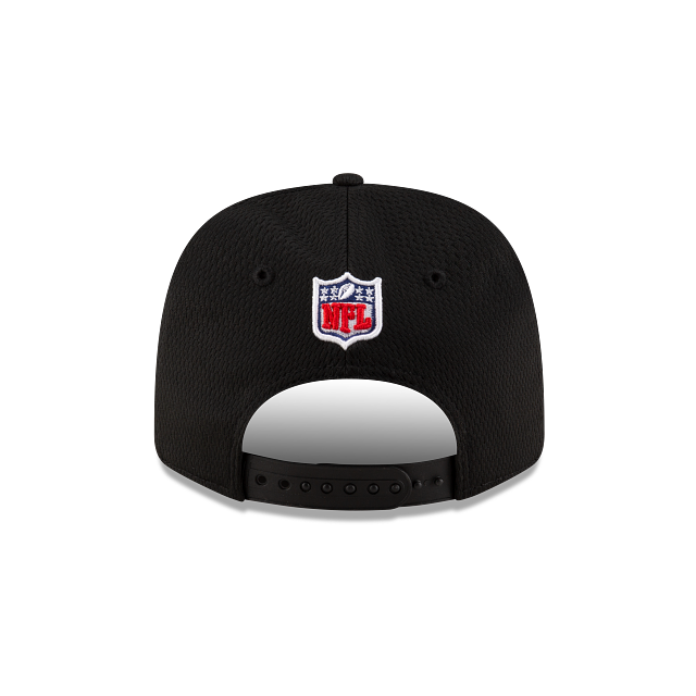 Casquette à visière extensible 9Seventy 2024 Sideline pour homme des Philadelphia Eagles NFL New Era noire