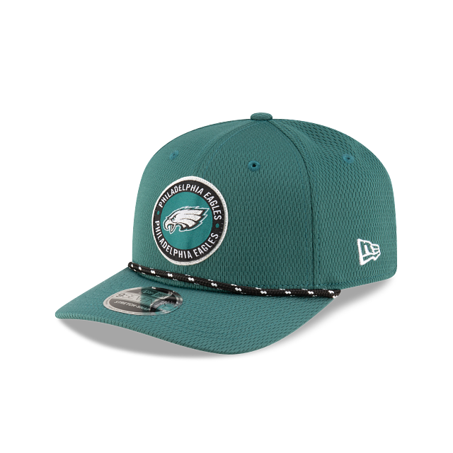 Philadelphia Eagles NFL New Era Men's Green 9Seventy 2024 Sideline Stretch Snapback