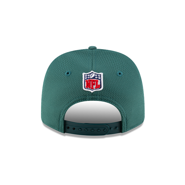 Casquette Snapback extensible 9Seventy 2024 Sideline pour homme des Philadelphia Eagles NFL New Era verte