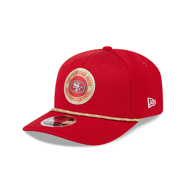 San Francisco 49ers NFL New Era Men's Red 9Seventy 2024 Sideline Stretch Snapback