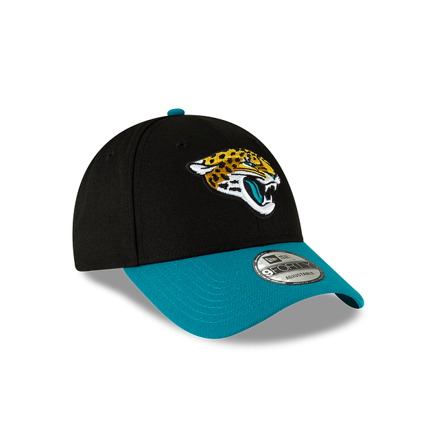 Jacksonville Jaguars NFL New Era Men's Black/Green 9Forty The League Two Tone Adjustable Hat