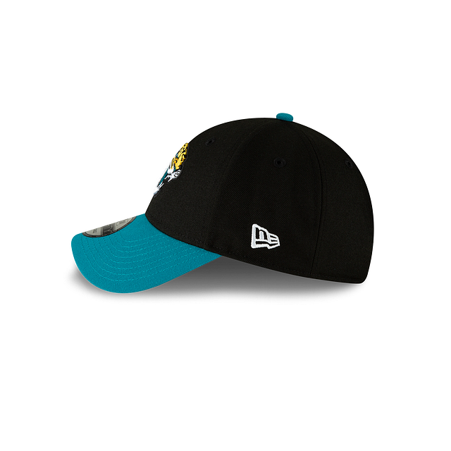 Jacksonville Jaguars NFL New Era Men's Black/Green 9Forty The League Two Tone Adjustable Hat