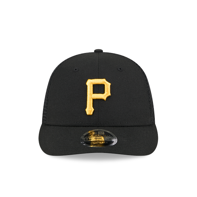 Pittsburgh Pirates MLB New Era Men's Black 9Fifty Low Profile Trucker Snapback