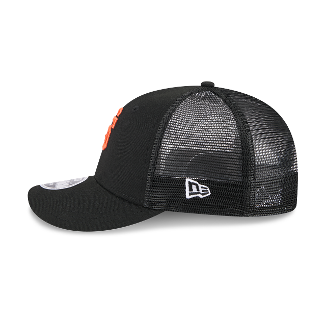 San Francisco Giants MLB New Era Men's Black 9Fifty Low Profile Trucker Snapback