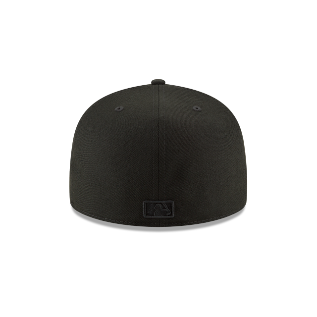 Casquette ajustée basique 59Fifty MLB New Era pour homme, noir sur noir, des Florida Marlins