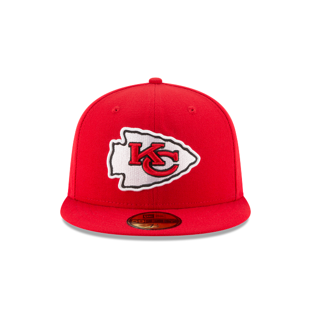 Casquette ajustée NFL New Era 59Fifty pour homme des Kansas City Chiefs 2023 Super Bowl Champions rouge