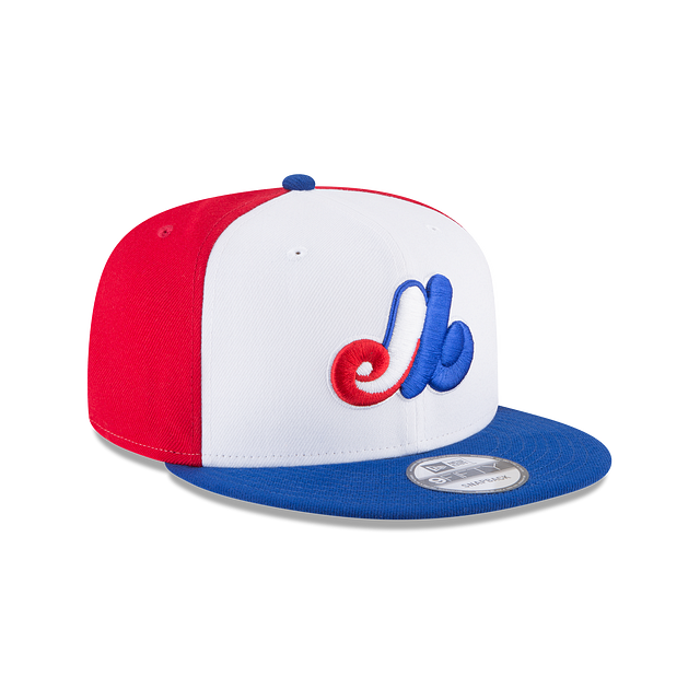 Montreal Expos MLB New Era Men's Tricolor 9Fifty Cooperstown Snapback