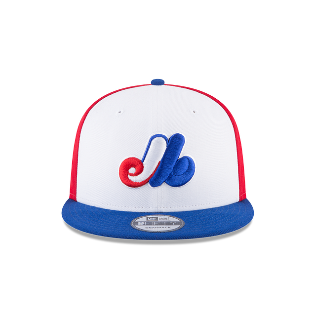 Montreal Expos MLB New Era Men's Tricolor 9Fifty Cooperstown Snapback