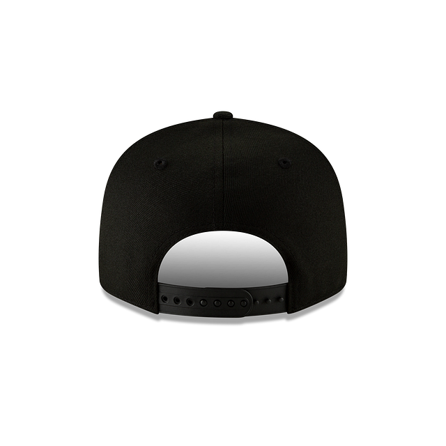 Casquette à visière plate 9Fifty Basic Snapback pour homme des Pittsburgh Steelers NFL New Era noir sur noir