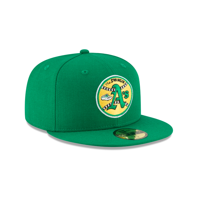 Oakland Athletics MLB New Era Men's Green 59Fifty 1971 Cooperstown Wool Fitted Hat