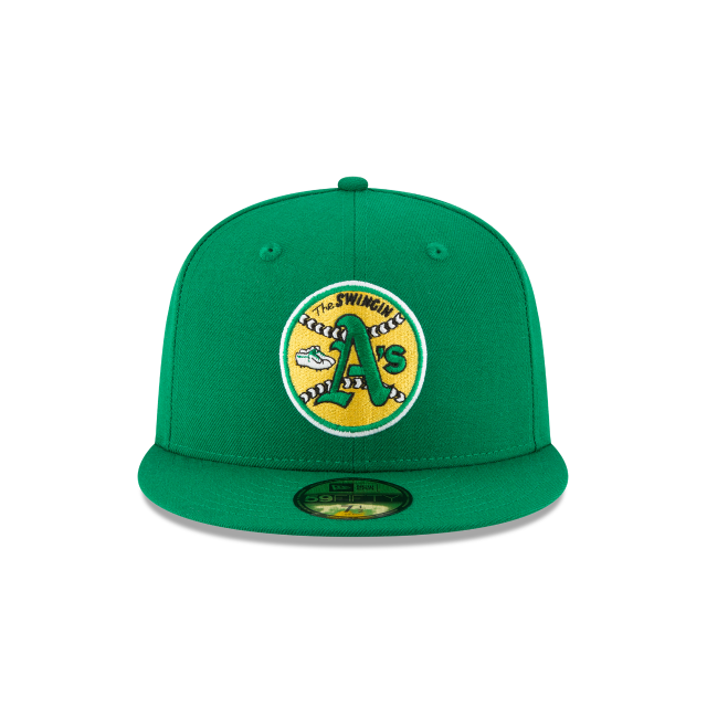 Oakland Athletics MLB New Era Men's Green 59Fifty 1971 Cooperstown Wool Fitted Hat