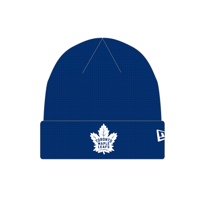 Toronto Maple Leafs NHL New Era Men's Navy Waffle Beanie Knit Hat