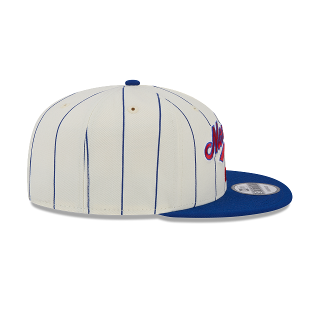 Montreal Expos MLB New Era Men's 9Fifty White Jersey Pinstripe Basic Snapback Hat