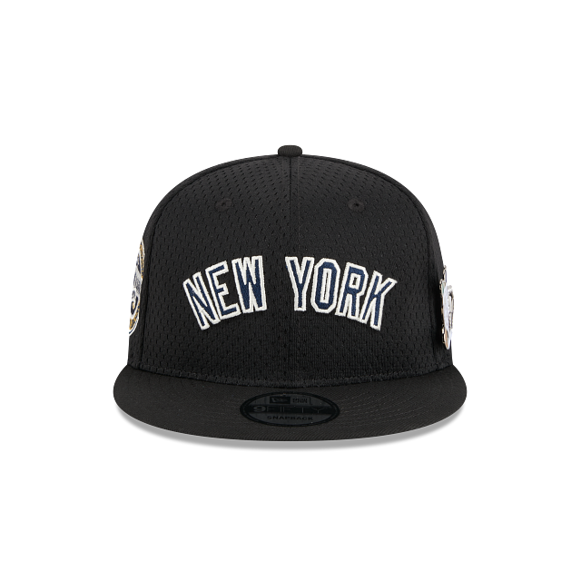 Casquette Snapback New Era 9Fifty Post Up pour homme de la saison inaugurale 2009 des Yankees de New York MLB noire
