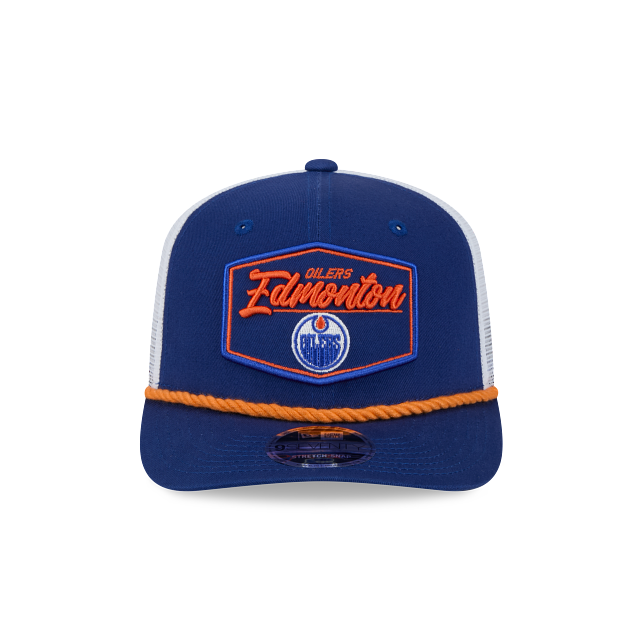 Edmonton Oilers NHL New Era Men's Royal 9Seventy Cord Snapback Hat