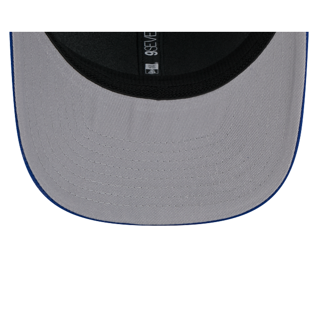 Casquette Snapback 9Seventy Trucker Royal de New Era pour homme des Oilers d'Edmonton de la LNH