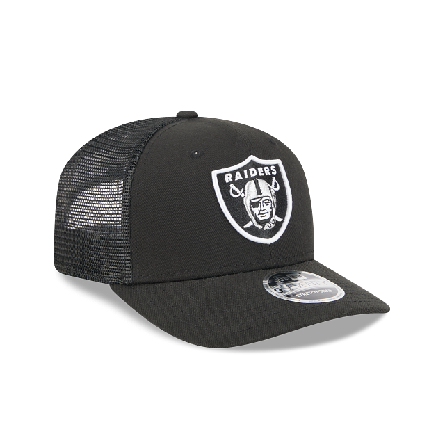 Casquette snapback extensible noire 9Seventy Trucker des Las Vegas Raiders NFL New Era pour homme
