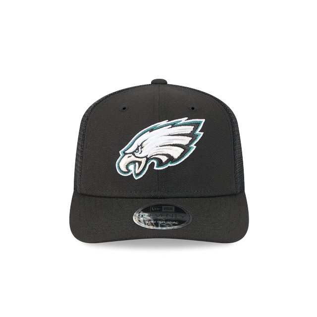 Casquette snapback extensible noire 9Seventy des Philadelphia Eagles NFL New Era pour homme