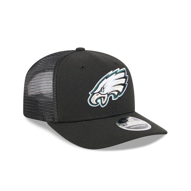 Casquette snapback extensible noire 9Seventy des Philadelphia Eagles NFL New Era pour homme