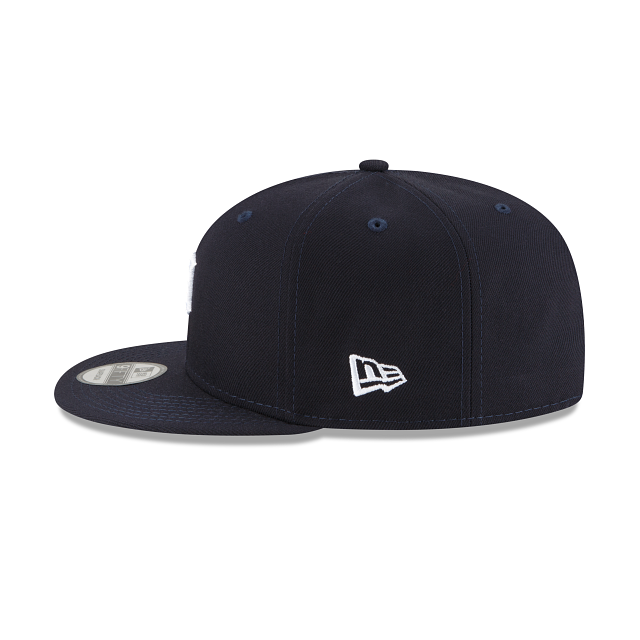 Casquette snapback basique 9Fifty bleu marine des Detroit Tigers de la MLB New Era pour homme