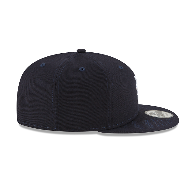 Casquette snapback basique 9Fifty bleu marine des Detroit Tigers de la MLB New Era pour homme