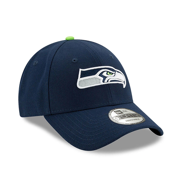 Seattle Seahawks NFL New Era Men's Oceanside Blue 9Forty The League Adjustable Hat