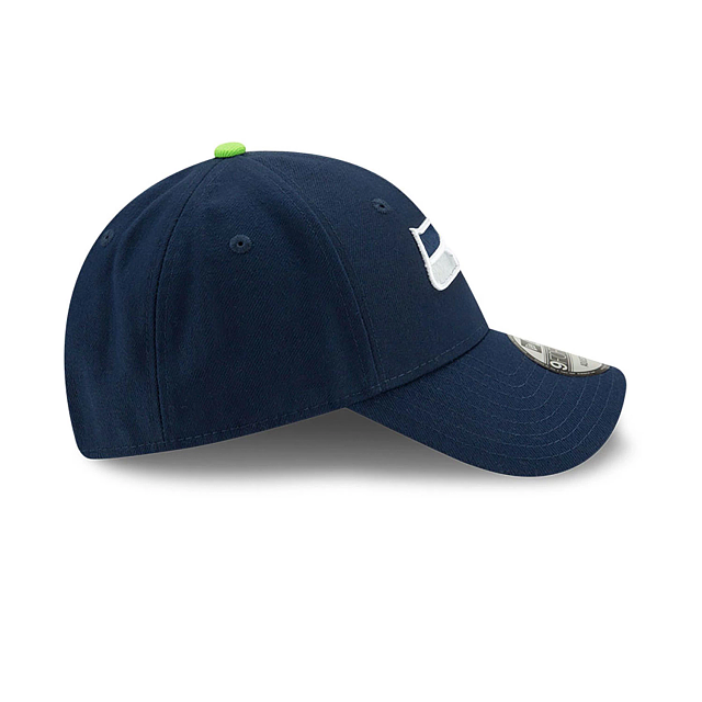 Seattle Seahawks NFL New Era Men's Oceanside Blue 9Forty The League Adjustable Hat