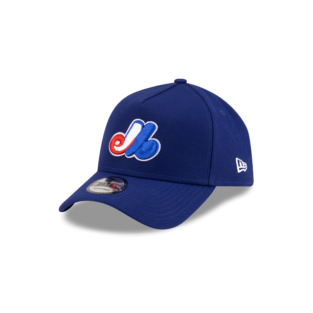 Montreal Expos MLB New Era Men's Navy 9Forty A-Frame Snapback
