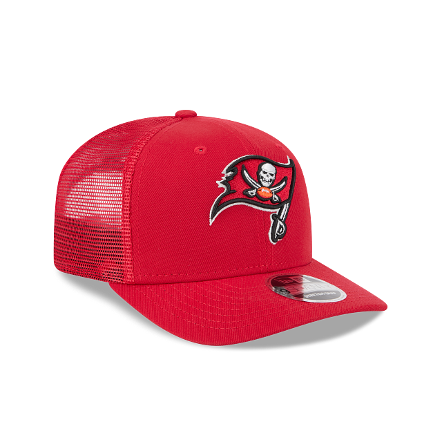 Tampa Bay Buccaneers NFL New Era Men's Red 9Seventy Stretch Trucker Snapback
