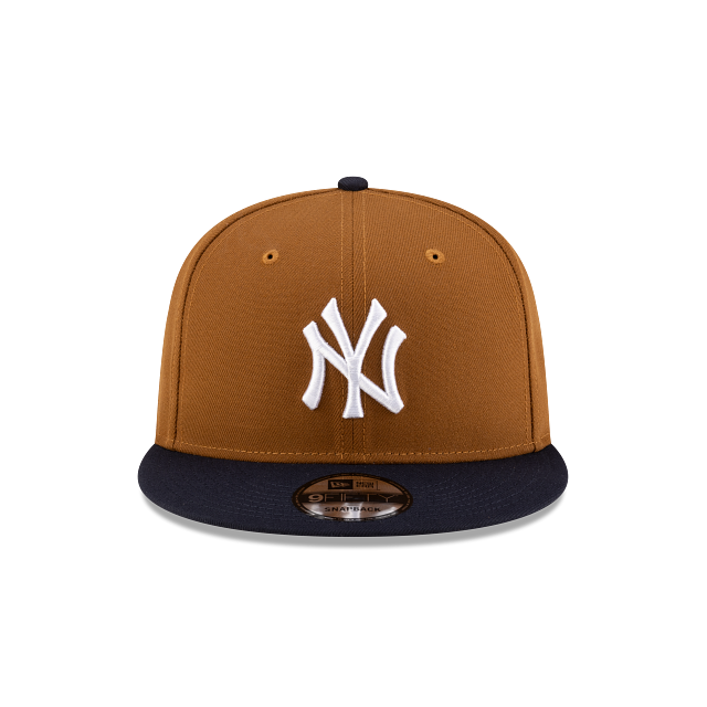 New York Yankees MLB New Era Men's 9Fifty Peanut/Navy Basic Snapback Hat