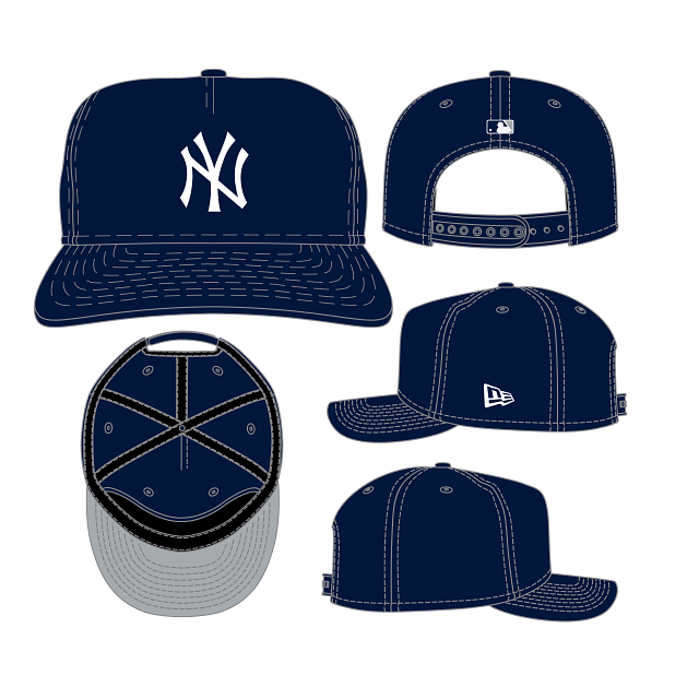 New York Yankees MLB New Era Men's Navy 19Twenty Player Replica Snapback