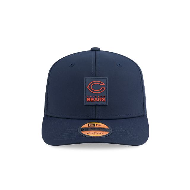 Chicago Bears NFL New Era Men's Navy 9Seventy C Logo 2025 Sideline Hot Weather Trucker Snapback