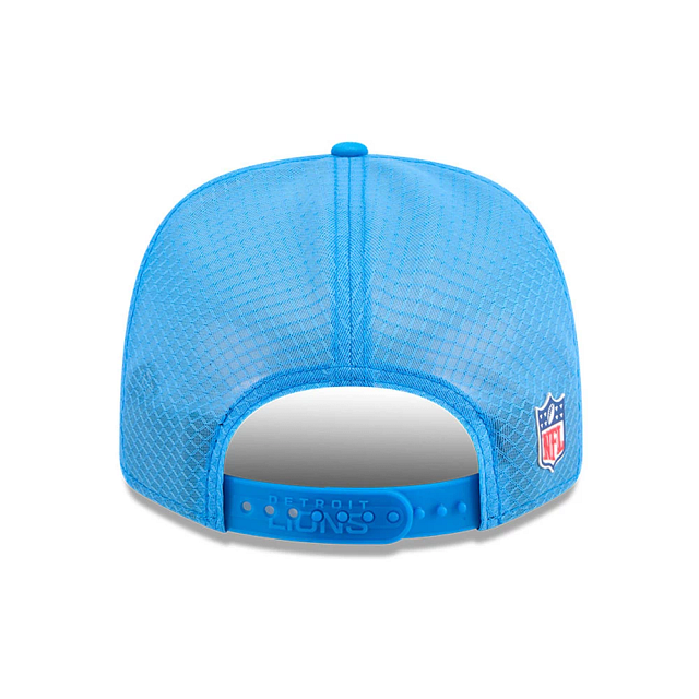 Detroit Lions NFL New Era Men's Honolulu Blue 9Seventy 2025 Sideline Hot Weather Trucker Snapback