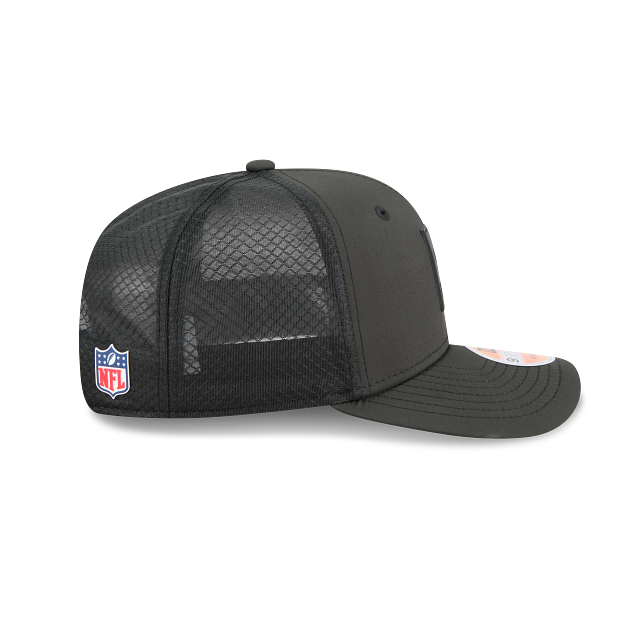 New Orleans Saints NFL New Era Men's Black 9Seventy 2025 Sideline Hot Weather Trucker Snapback
