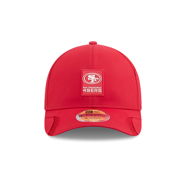 San Francisco 49ers NFL New Era Men's Red 9Forty 2025 Sideline M-Crown Snapback