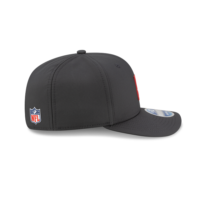 Kansas City Chiefs NFL New Era Men's Charcoal 9Seventy 2025 Sideline Stretch Snapback
