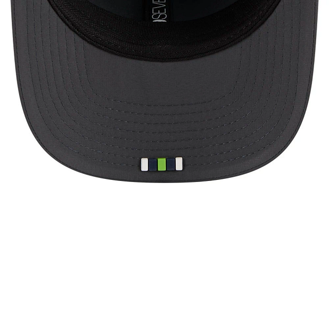 Casquette snapback extensible Seattle Seahawks NFL New Era pour homme, couleur anthracite, modèle 9Seventy 2025.