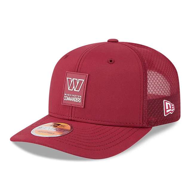 Washington Commanders NFL New Era Men's Burgundy 9Seventy 2025 Sideline Hot Weather Trucker Snapback