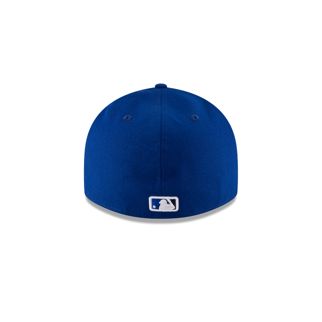 Toronto Blue Jays MLB New Era Men's White Royal 59Fifty Low Profile Authentic Collection On Field Hat