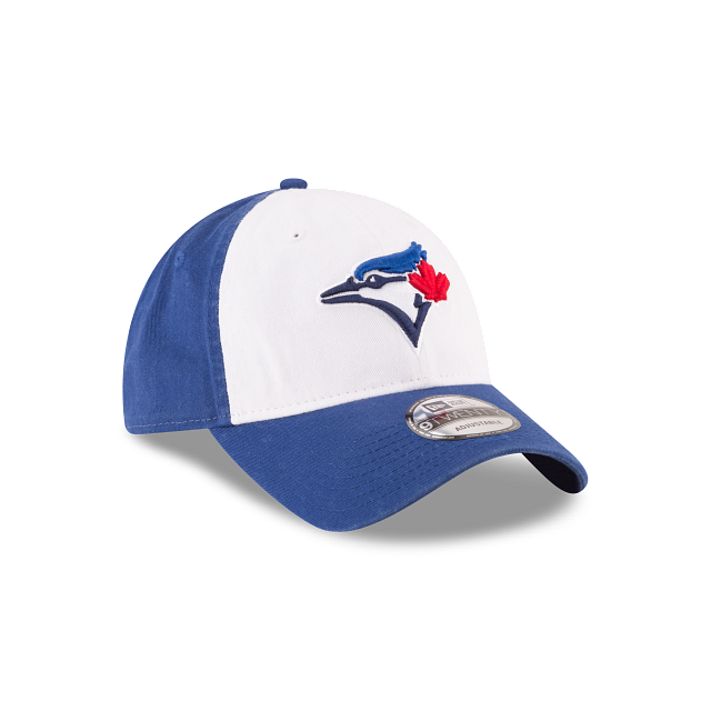Toronto Blue Jays MLB New Era Men's White/Royal Blue 9Twenty Alternate Core Classic Adjustable Hat