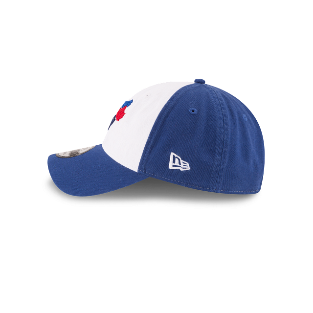 Toronto Blue Jays MLB New Era Men's White/Royal Blue 9Twenty Alternate Core Classic Adjustable Hat