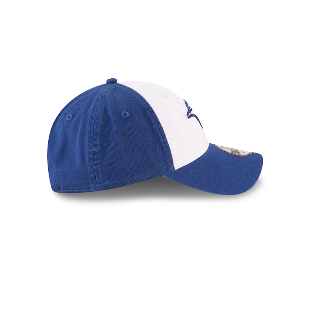 Toronto Blue Jays MLB New Era Men's White/Royal Blue 9Twenty Alternate Core Classic Adjustable Hat