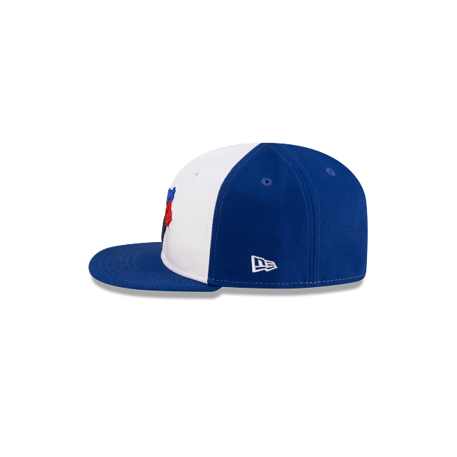 Casquette snapback New Era pour bébé Toronto Blue Jays MLB, blanche/bleu roi, 9Fifty My 1st Cap