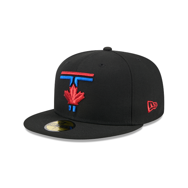 Toronto Blue Jays MLB New Era Men's Black 59Fifty 2024 City Connect Fitted Hat