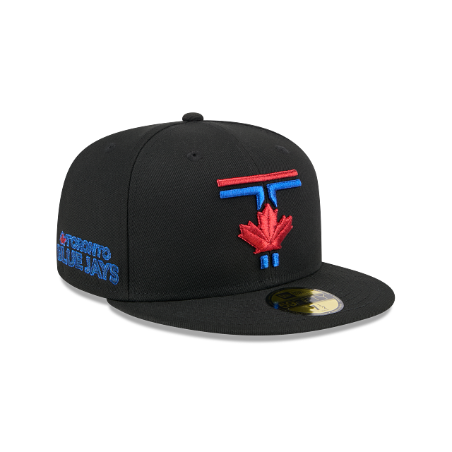 Toronto Blue Jays MLB New Era Men's Black 59Fifty 2024 City Connect Fitted Hat