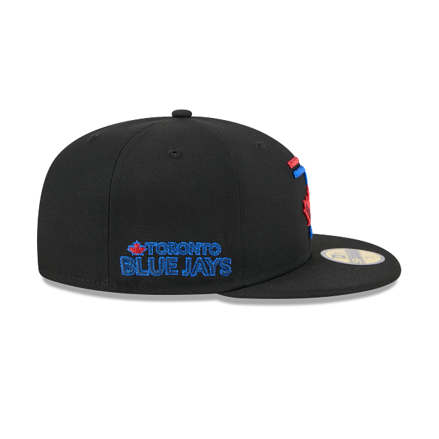Toronto Blue Jays MLB New Era Men's Black 59Fifty 2024 City Connect Fitted Hat
