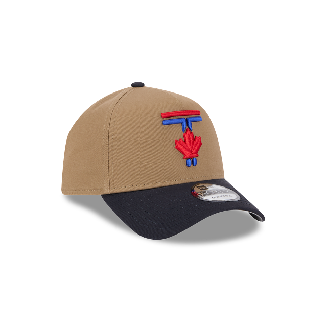 Toronto Blue Jays MLB New Era Men's Khaki/Black 2024 City Connect 9Forty A-Frame Snapback