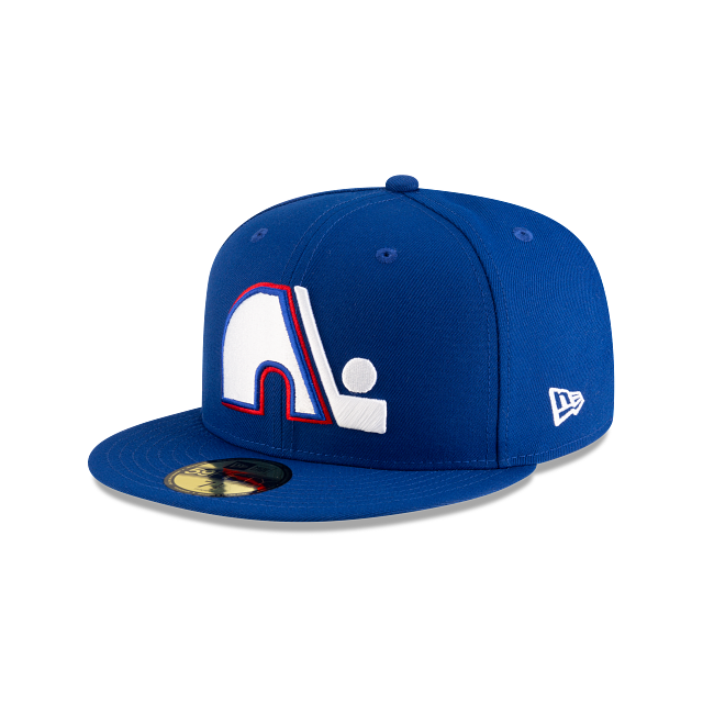 Quebec Nordiques NHL New Era Men's Royal Blue Vintage Collection 59Fifty Basic Fitted Hat