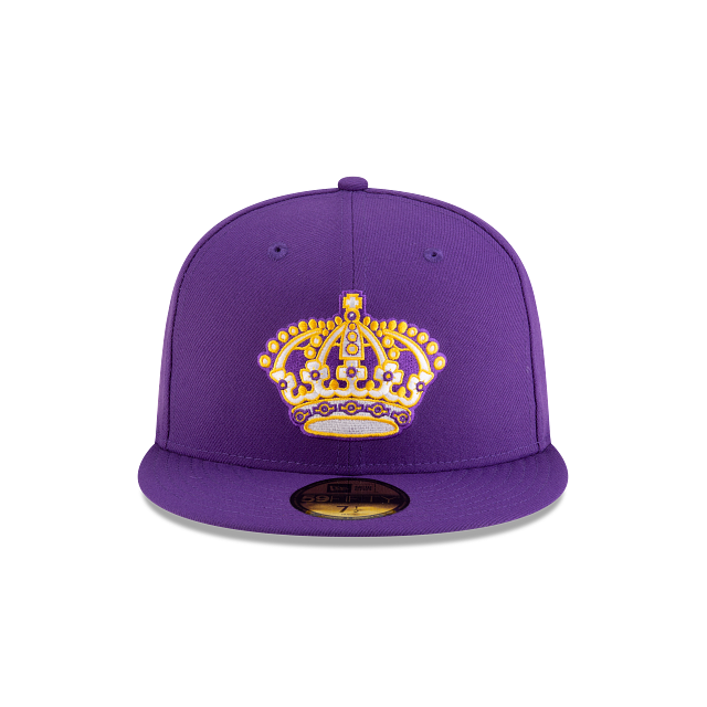 Los Angeles Kings NHL New Era Men's Purple Vintage Collection 59Fifty Fitted Hat